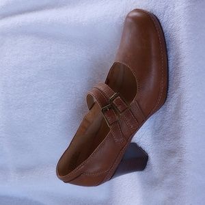 Clarks Artisan Double Strap Mary Janes